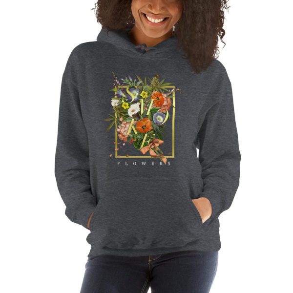Smoke Flowers by Chromaven Unisex Hoodie - Image 5