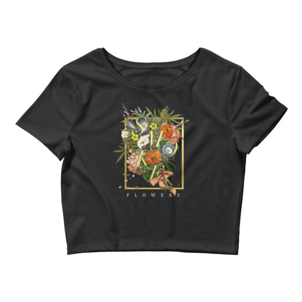 Smoke Flowers by Chromaven Crop Top - Image 2