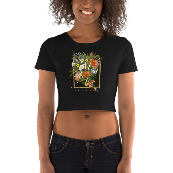 Smoke Flowers by Chromaven Crop Top - Image 3