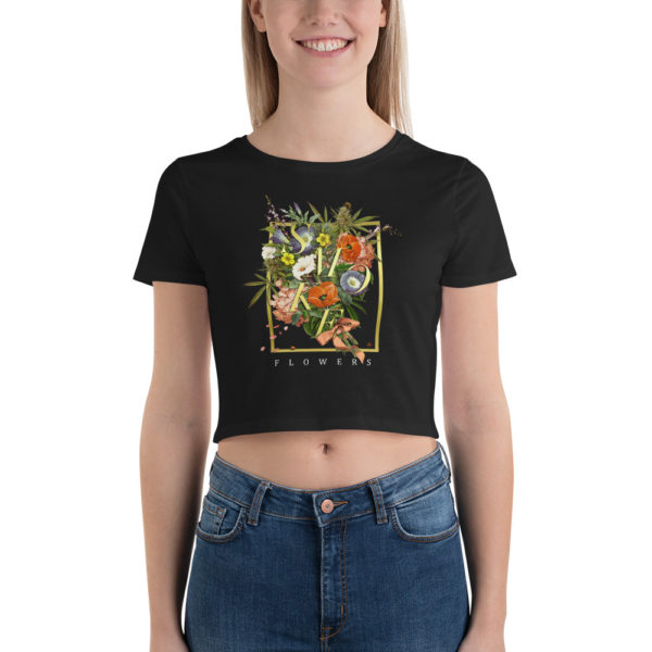 Smoke Flowers by Chromaven Crop Top - Image 5