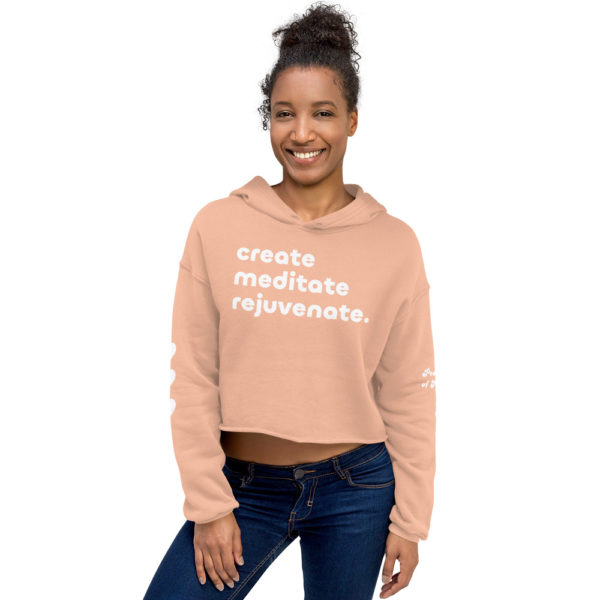 Wellness Minded Crop Hoodie - Image 6