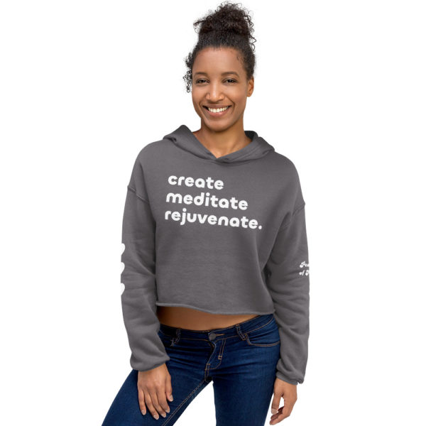 Wellness Minded Crop Hoodie - Image 5