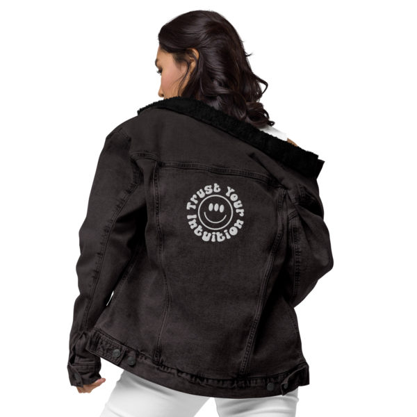 3rd Eye denim sherpa jacket